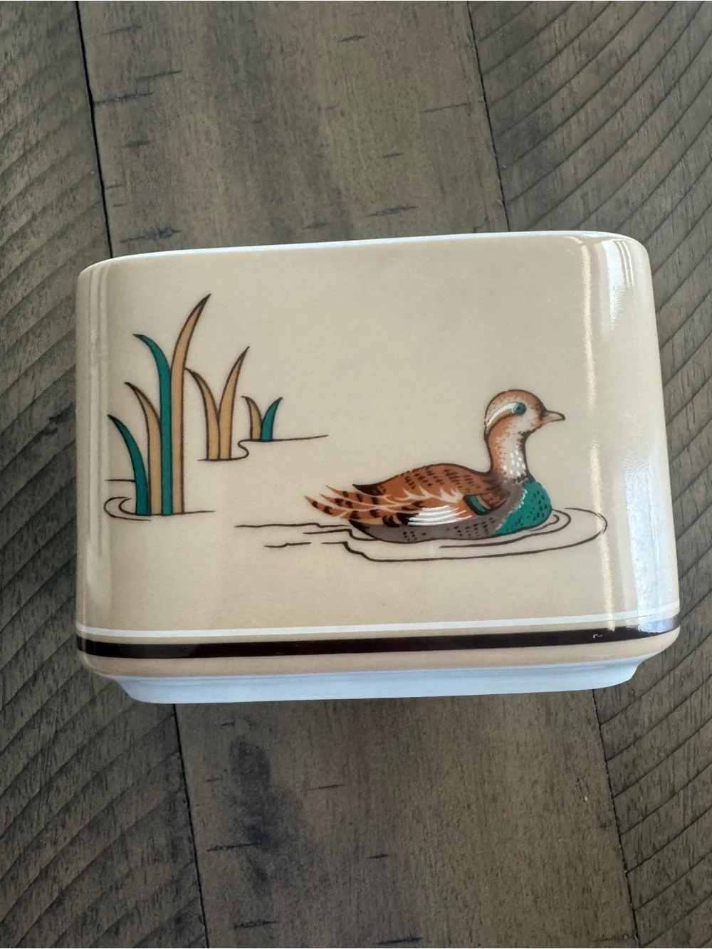 Vintage Andre Richard Japan Ceramic Toothbrush Holder